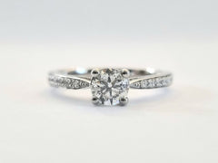 Platinum Brilliant Cut Natural Diamond Solitaire Ring £2850