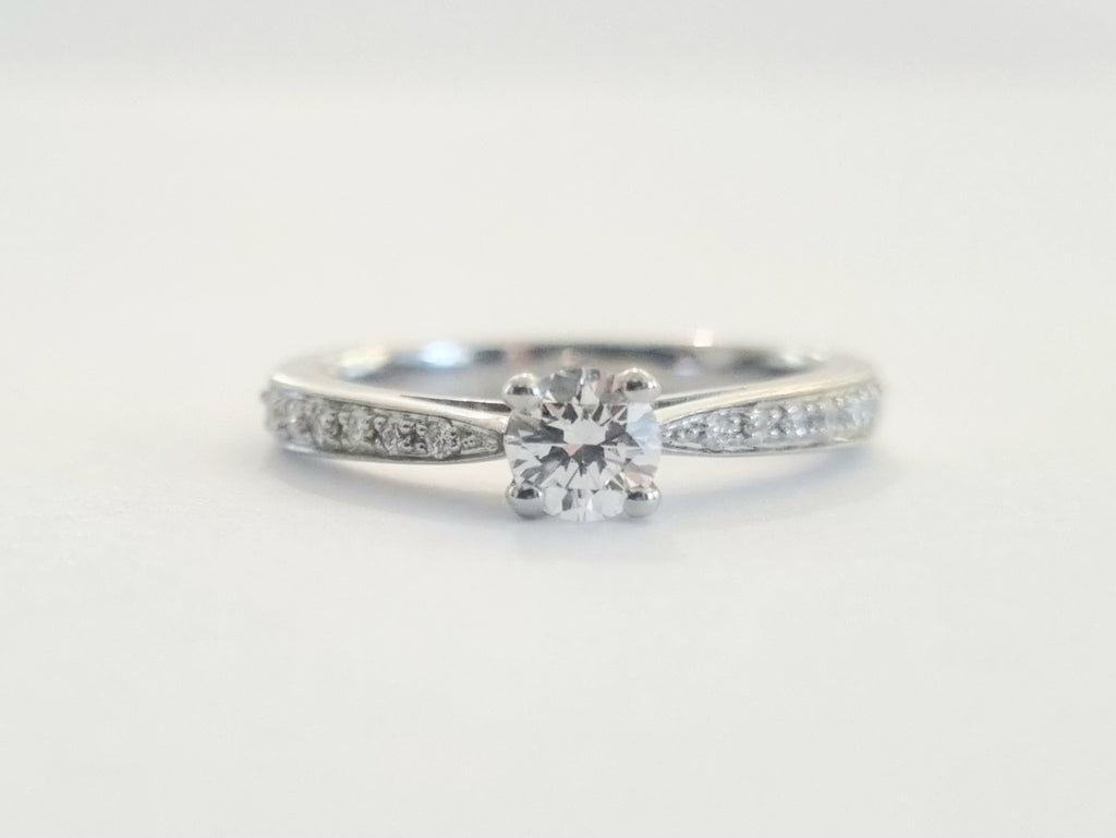 Platinum Brilliant Cut Natural Diamond Solitaire Ring £1450