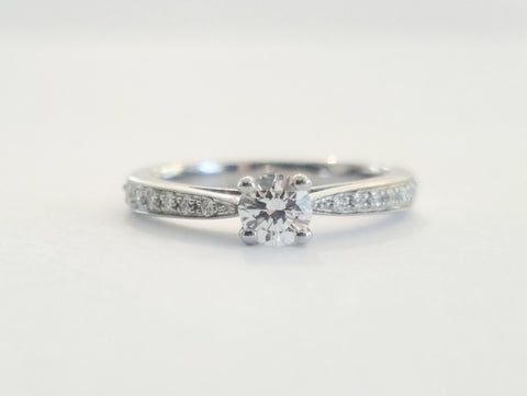 Platinum Brilliant Cut Natural Diamond Solitaire Ring £1450