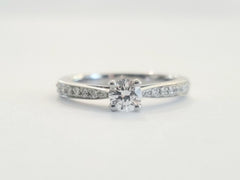 Platinum Brilliant Cut Natural Diamond Solitaire Ring £1450