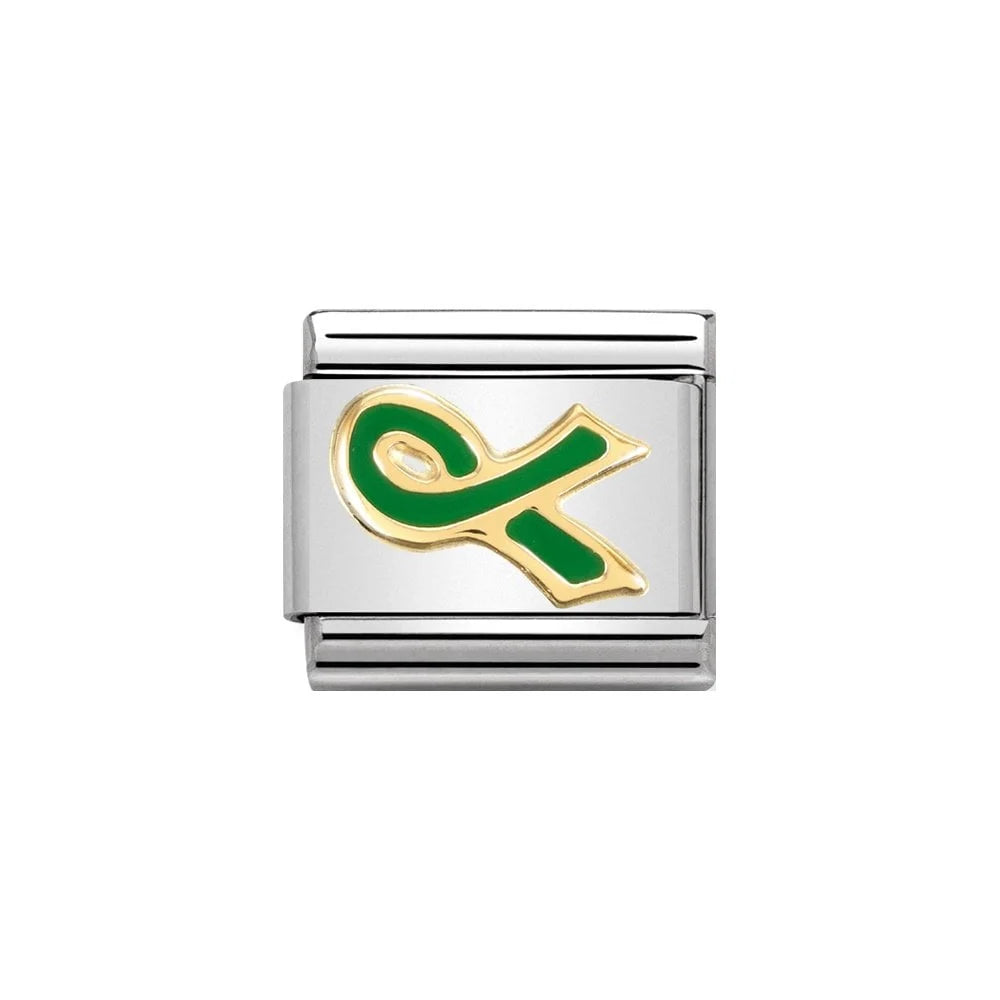 Nomination Green Ribbon Charm