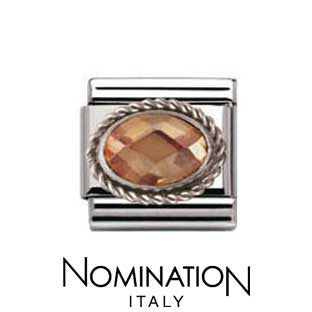 Nomination Champagne Silver Twist Charm