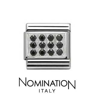 Nomination Black Pavé Charm