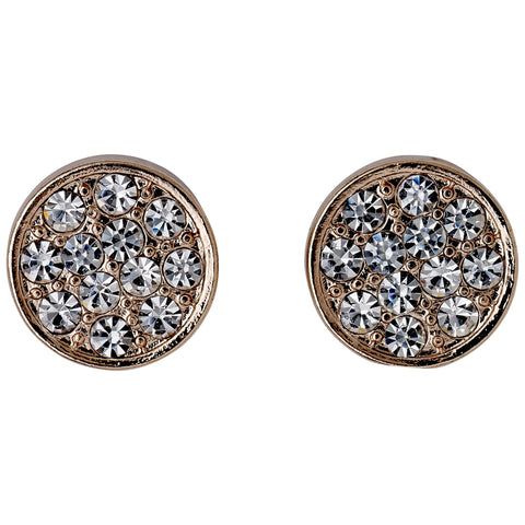 Pilgrim Rose Gold Plated Crystal Studs