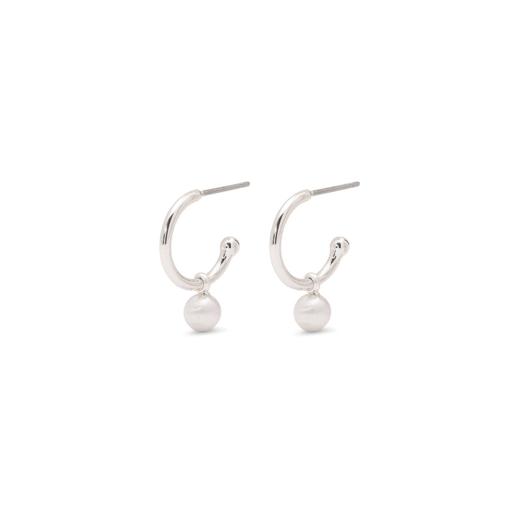 Pilgrim Silver Plated Hoops