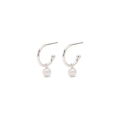 Pilgrim Silver Plated Hoops