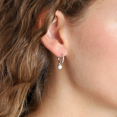 Pilgrim Silver Plated Hoops