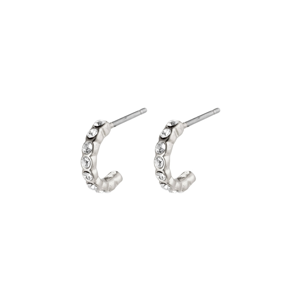Pilgrim Silver Plated Hoops