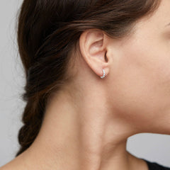Pilgrim Silver Plated Hoops