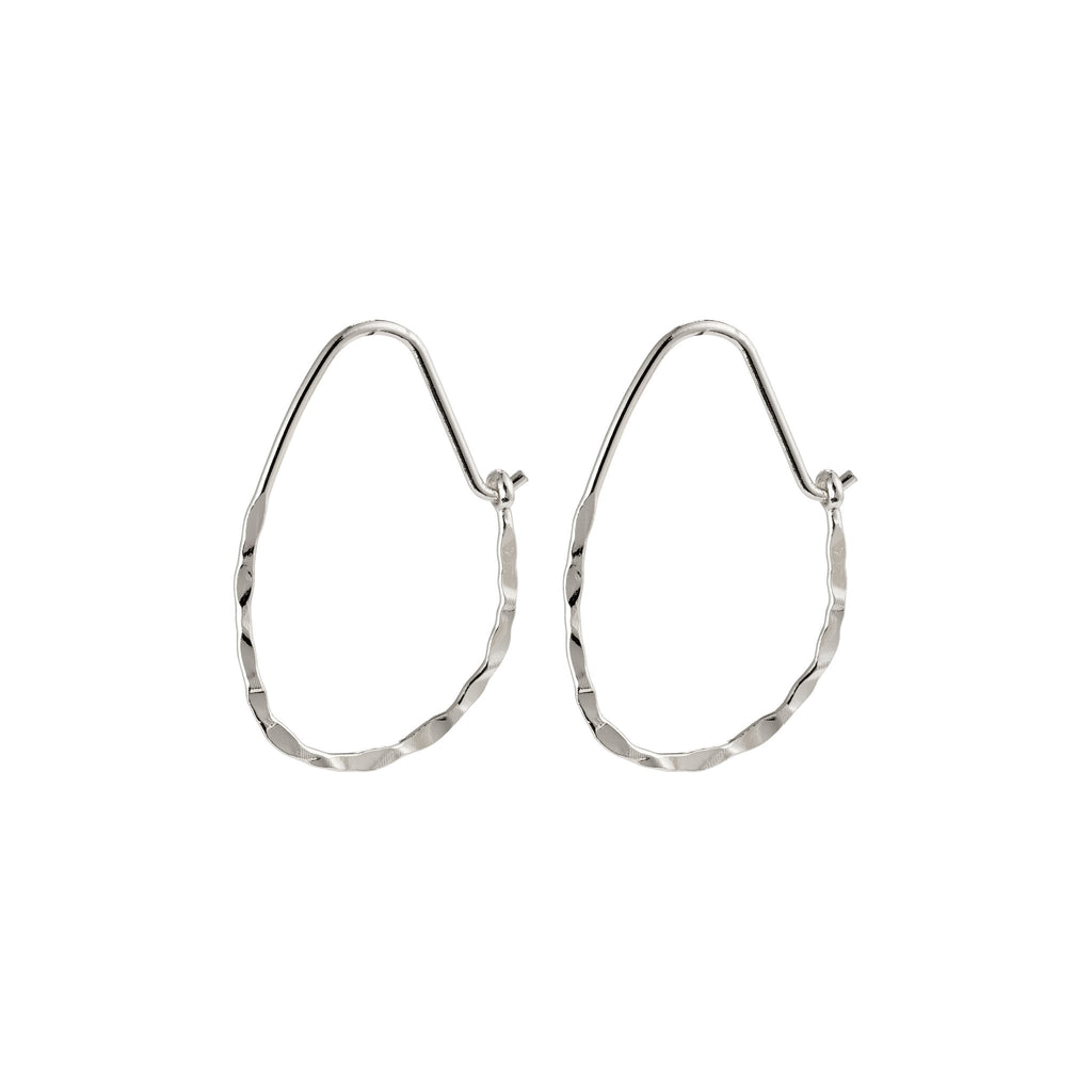Pilgrim Silver Plated Hoops