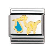 Nomination Blue Stork Charm