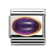 Nomination Amethyst Oval Charm