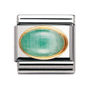 Nomination Emerald Oval Charm