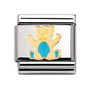 Nomination Blue Teddy Charm