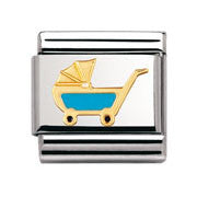 Nomination Blue Pram Charm