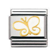 Nomination White Butterfly Charm
