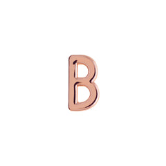 Buckle Up Rose Gold B Charm