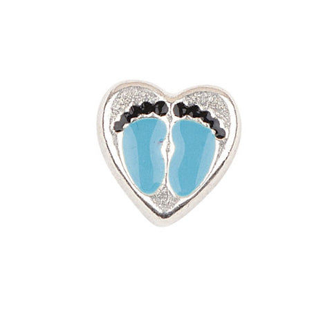 Baby Blue Feet Charm