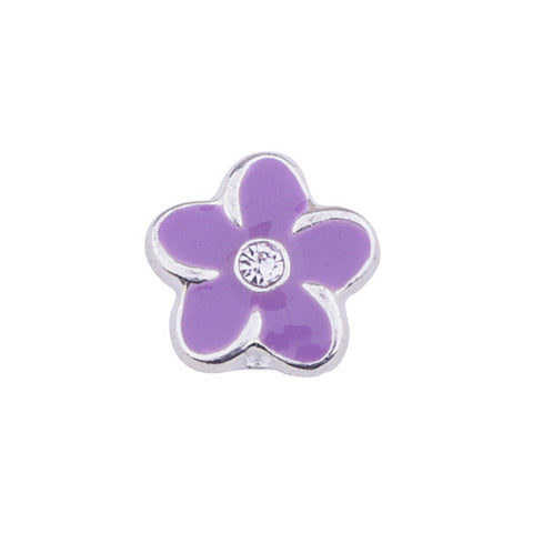 Purple Flower Charm