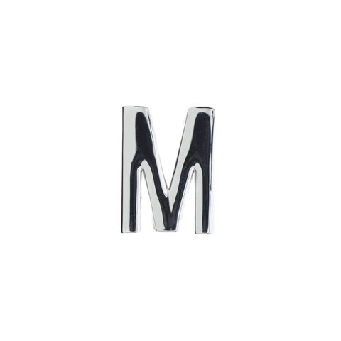 Buckle Up Silver M Charm