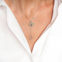 Secret Garden Humming Bird & Posy of Flowers