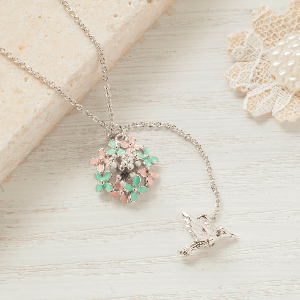 Secret Garden Humming Bird & Posy of Flowers