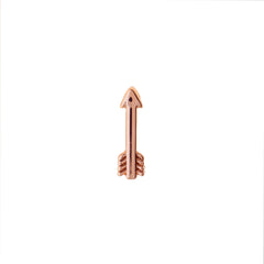 Buckle Up Rose Gold Arrow Charm
