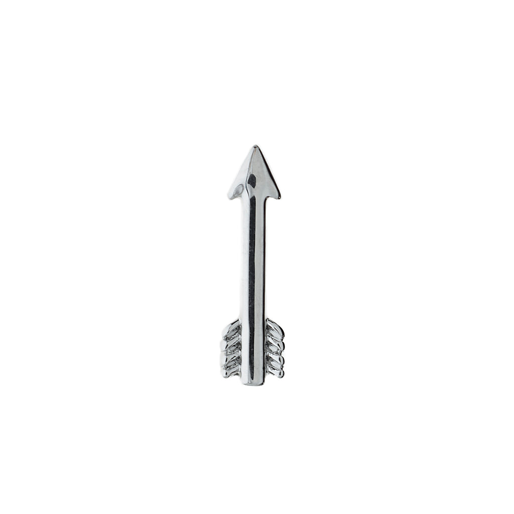 Buckle Up Silver Arrow Charm