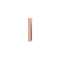 Buckle Up Rose Gold I Charm