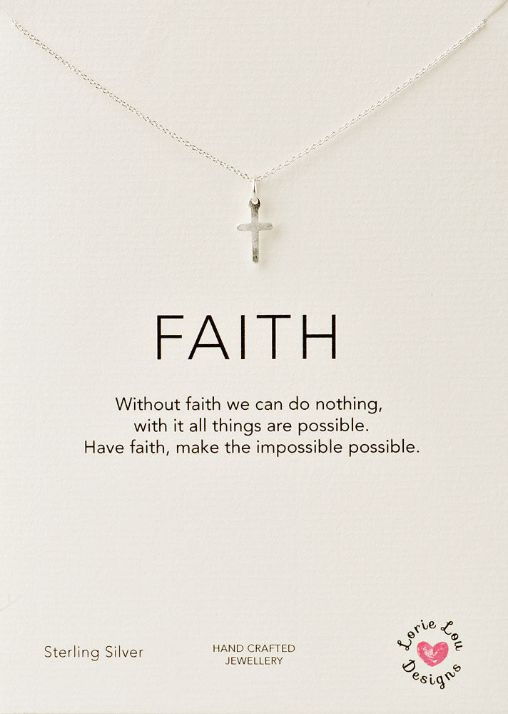 Lorie Lou Designs Cross Charm Necklace
