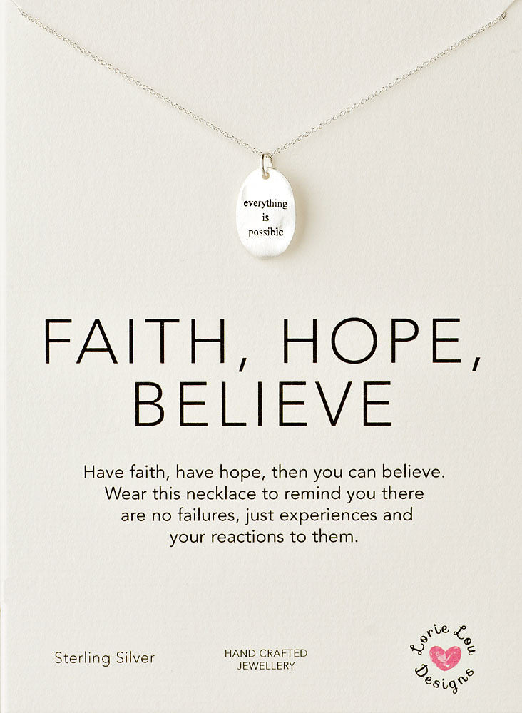 Lorie Lou Designs, Everything is Possible Charm Necklace