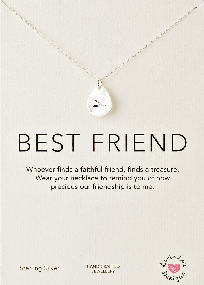 Lorie Lou Designs, Ray Of Sunshine Charm Necklace