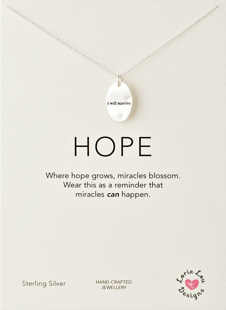 Lorie Lou Designs, I Will Survive Charm Necklace