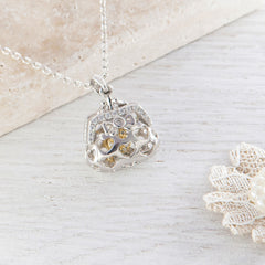 Sterling Silver Purse Necklace