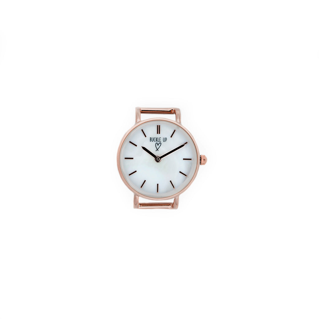 Buckle Up Rose Gold Time Piece