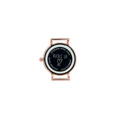 Buckle Up Rose Gold Time Piece