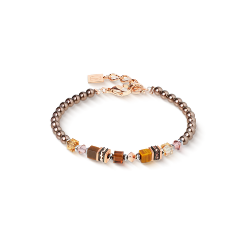 Bracelet Princess Earth Glow rose gold-brown  2103/30-1100