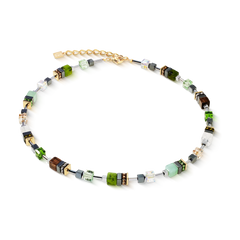 GeoCUBE® Precious Motion necklace Forest Light gold  3017/10-0500