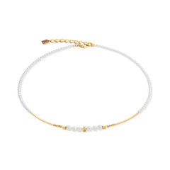 Necklace Shimmering Princess Pearls gold-white 4312/10-1416