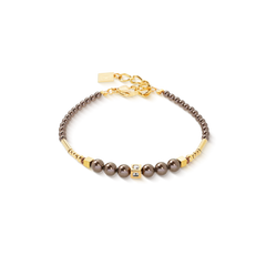 Bracelet Shimmering Princess Pearls gold-brown  4312/30-1100