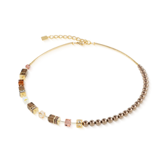 GeoCUBE® Precious Fusion Pearls Necklace Mocha Mousse 5086/10-1100