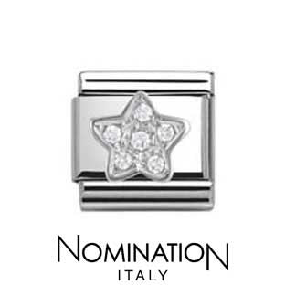 Nomination SilverShine Star Cubic Zirconia Charm