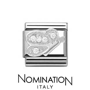Nomination SilverShine Butterfly Cubic Zirconia Charm