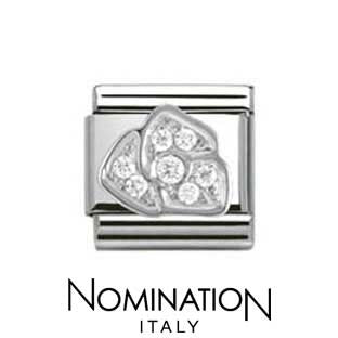 Nomination SilverShine Rose Cubic Zirconia Charm