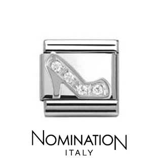 Nomination SilverShine Stiletto Cubic Zirconia Charm