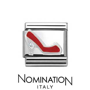 Nomination SilverShine Red Stiletto Charm