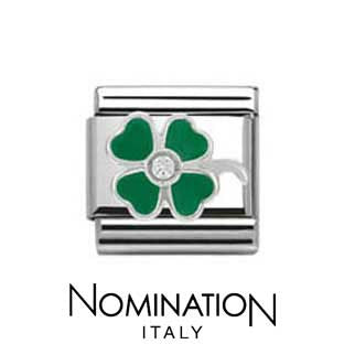 Nomination Green Clover Charm