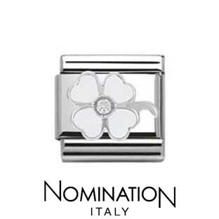 Nomination White Clover Charm