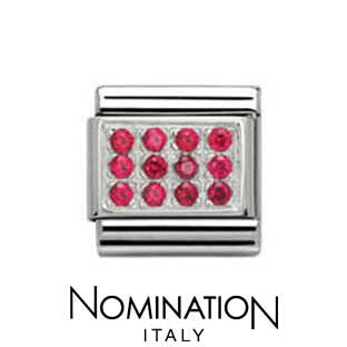 Nomination Red Pave Charm