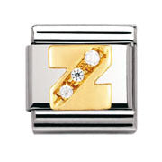 Nomination Letter Z with Cubic Zirconia.     Ref: 030301 26